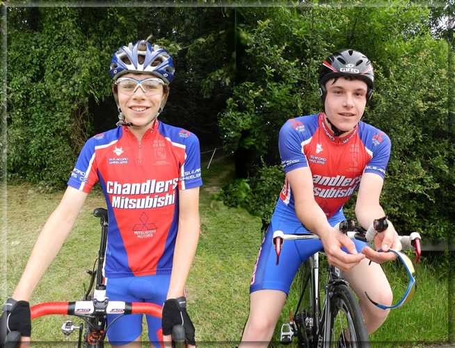 Sleaford Wheelers Henry and George Thompson