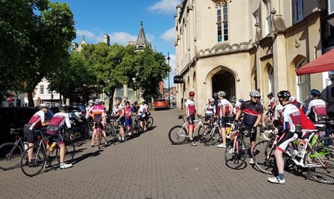 SWCC club ride meeting point, Sleaford Market Place