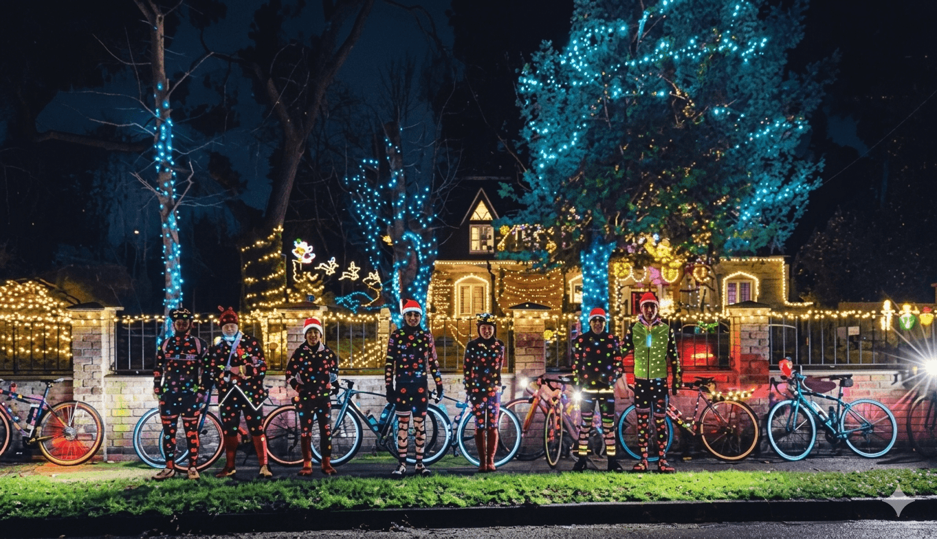 Sleaford Wheelers Christmas Lights Night Ride